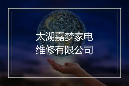 太湖嘉梦家电维修有限公司