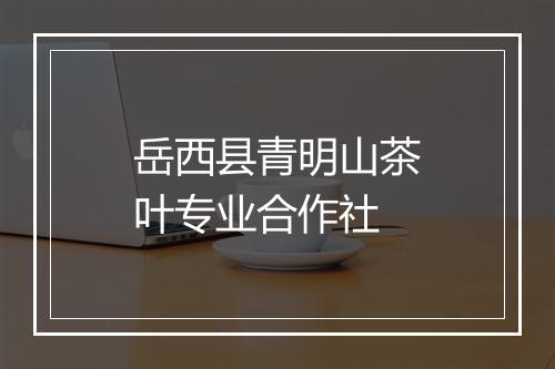 岳西县青明山茶叶专业合作社