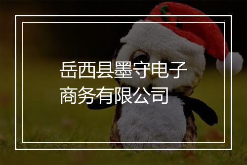 岳西县墨守电子商务有限公司