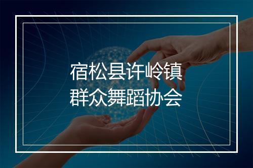 宿松县许岭镇群众舞蹈协会