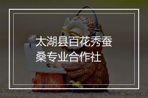 太湖县百花秀蚕桑专业合作社