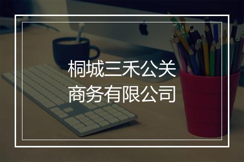 桐城三禾公关商务有限公司