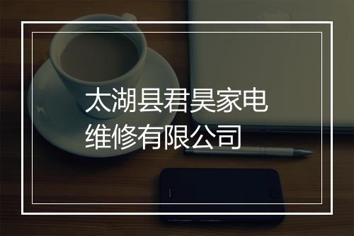 太湖县君昊家电维修有限公司