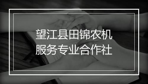 望江县田锦农机服务专业合作社
