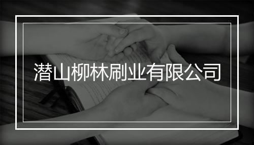 潜山柳林刷业有限公司