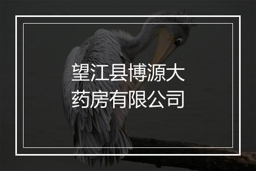 望江县博源大药房有限公司