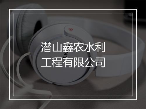 潜山鑫农水利工程有限公司