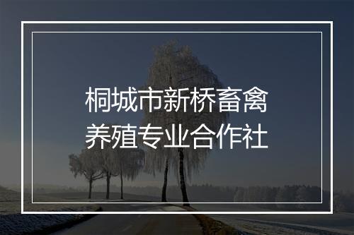 桐城市新桥畜禽养殖专业合作社