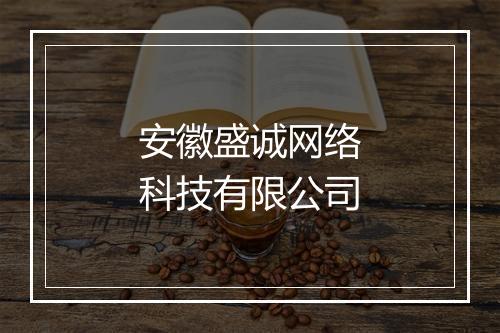 安徽盛诚网络科技有限公司