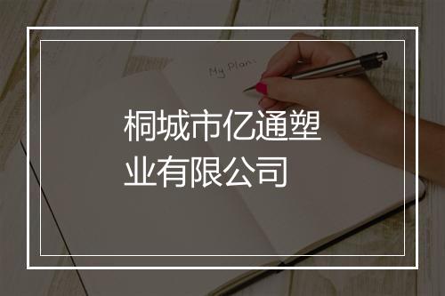 桐城市亿通塑业有限公司