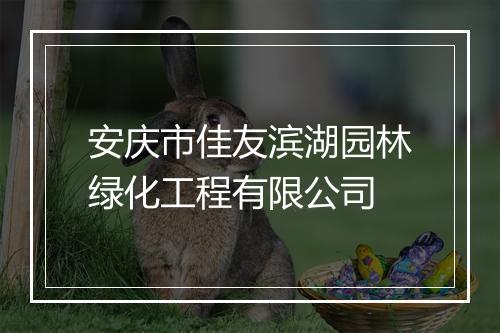 安庆市佳友滨湖园林绿化工程有限公司