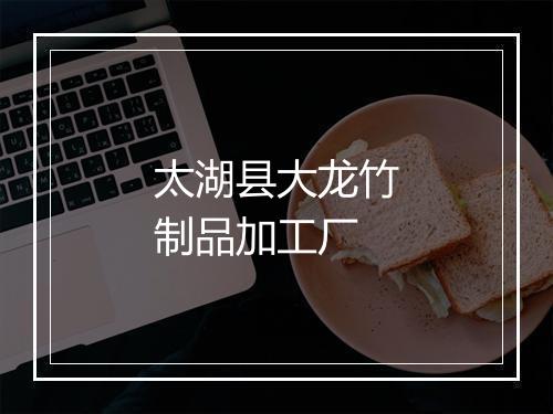 太湖县大龙竹制品加工厂