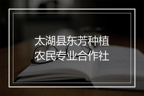 太湖县东芳种植农民专业合作社