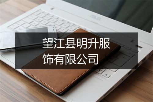 望江县明升服饰有限公司