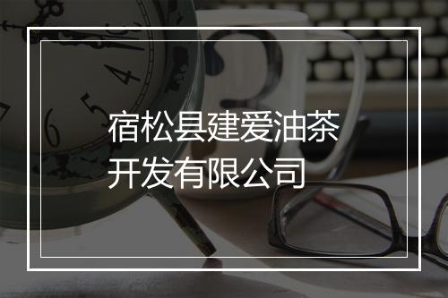 宿松县建爱油茶开发有限公司