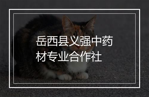 岳西县义强中药材专业合作社