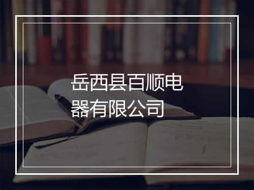 岳西县百顺电器有限公司