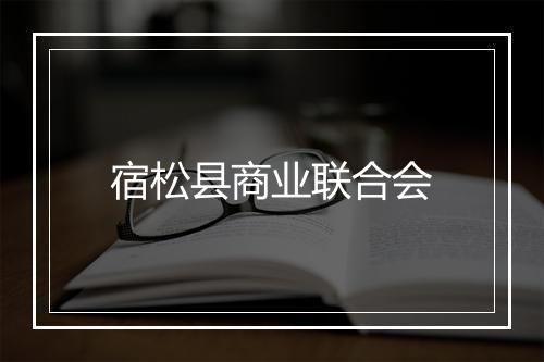 宿松县商业联合会