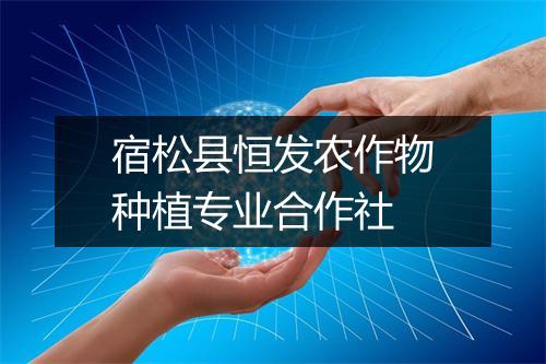 宿松县恒发农作物种植专业合作社