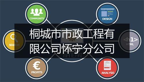 桐城市市政工程有限公司怀宁分公司