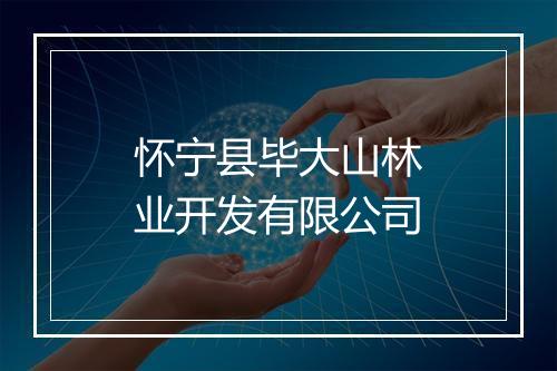 怀宁县毕大山林业开发有限公司