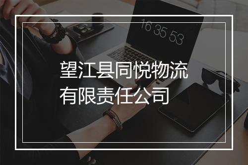 望江县同悦物流有限责任公司