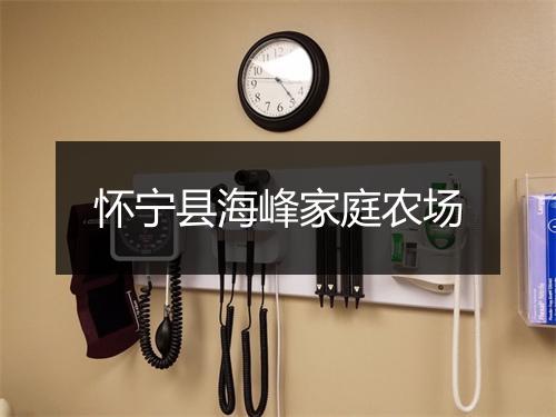 怀宁县海峰家庭农场
