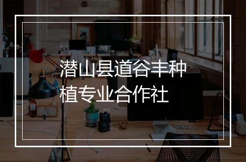 潜山县道谷丰种植专业合作社