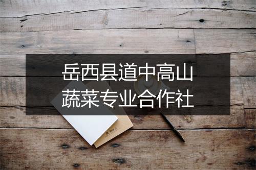 岳西县道中高山蔬菜专业合作社
