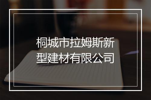 桐城市拉姆斯新型建材有限公司