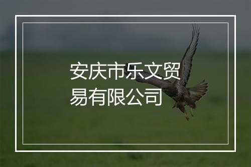 安庆市乐文贸易有限公司
