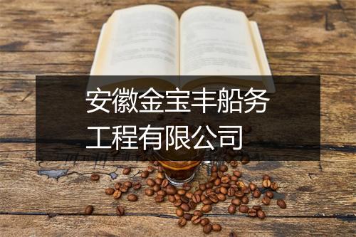 安徽金宝丰船务工程有限公司