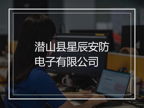 潜山县星辰安防电子有限公司