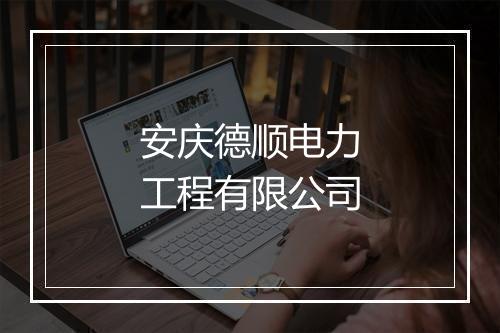 安庆德顺电力工程有限公司
