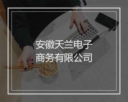 安徽天兰电子商务有限公司
