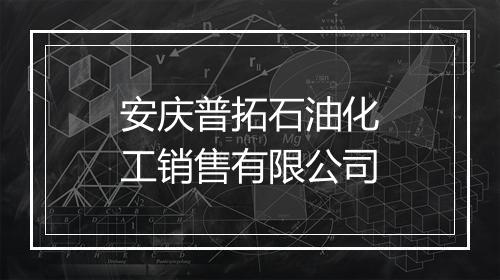 安庆普拓石油化工销售有限公司
