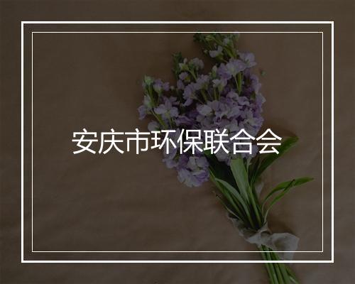 安庆市环保联合会