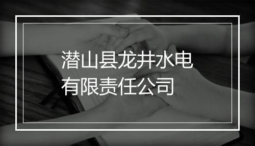 潜山县龙井水电有限责任公司