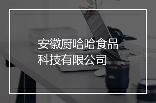安徽厨哈哈食品科技有限公司