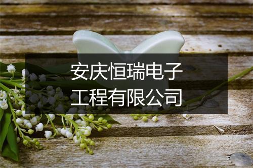 安庆恒瑞电子工程有限公司