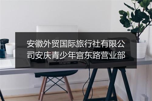 安徽外贸国际旅行社有限公司安庆青少年宫东路营业部