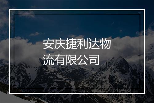 安庆捷利达物流有限公司