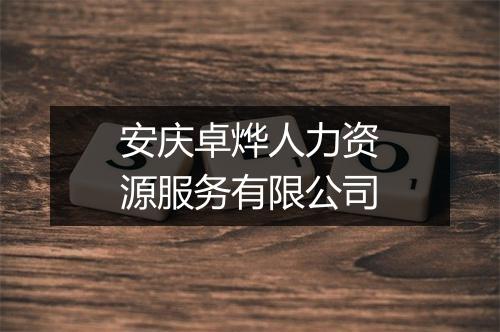 安庆卓烨人力资源服务有限公司