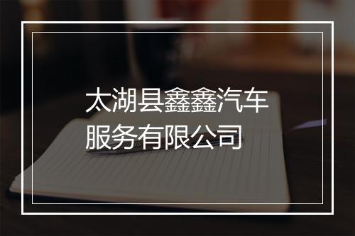 太湖县鑫鑫汽车服务有限公司