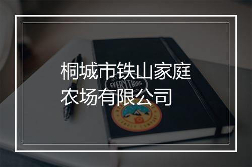 桐城市铁山家庭农场有限公司