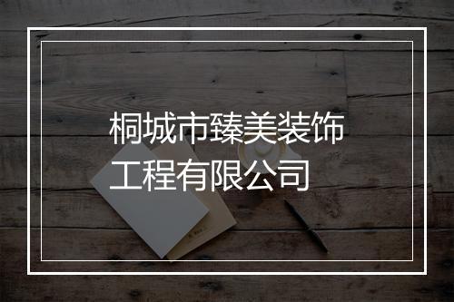 桐城市臻美装饰工程有限公司