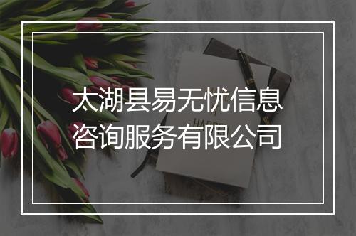 太湖县易无忧信息咨询服务有限公司