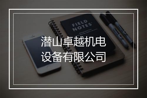 潜山卓越机电设备有限公司