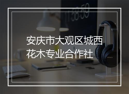 安庆市大观区城西花木专业合作社