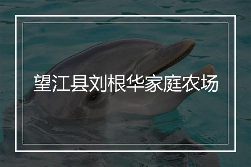 望江县刘根华家庭农场